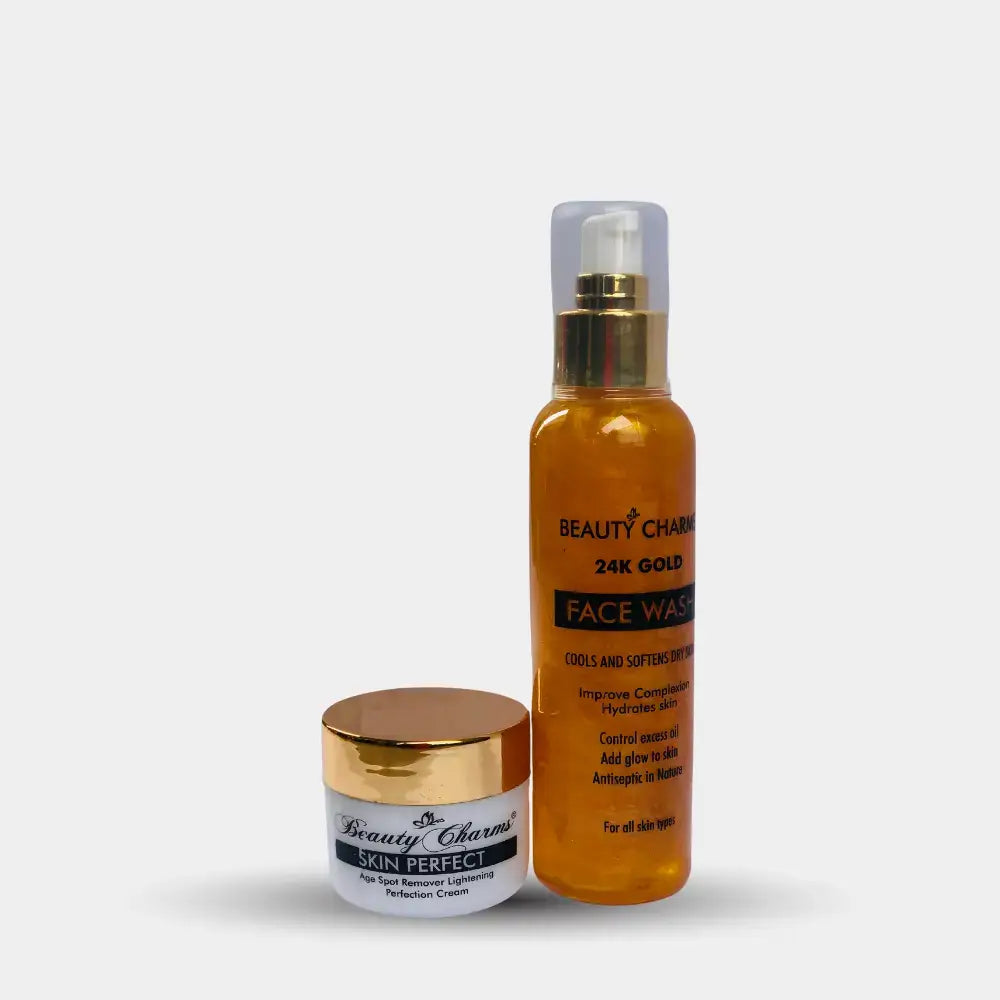 Combo of Skin Perfect Beauty Cream and 24k Gold Face wash