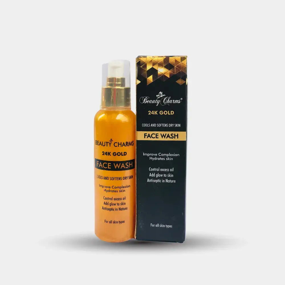 Beauty Charms 24k Gold Face Wash