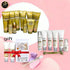 3-in-1 facial kit bundle with gold, hydra, and rice