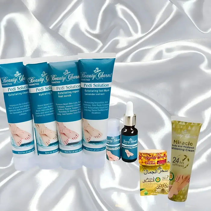 At-home Meni Pedi Kit with Skin Whitening Cream