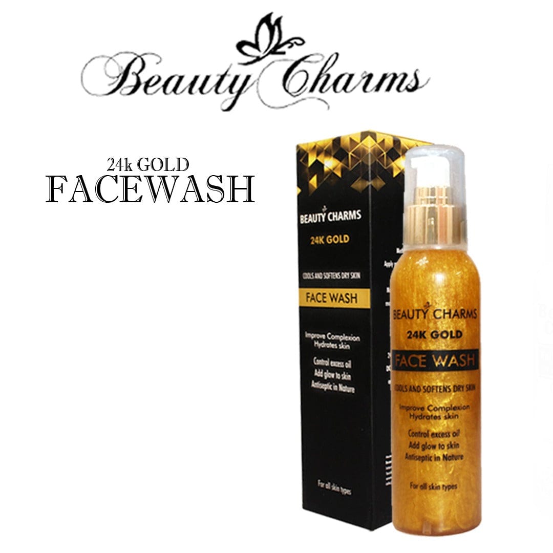 Beauty Charms 24k Gold Face Wash