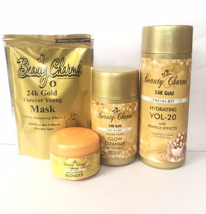 Beauty Charms 24K Gold Skin Polisher Set