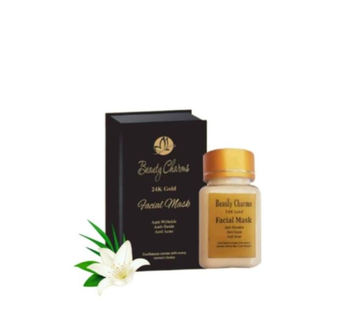 gold face mask for women