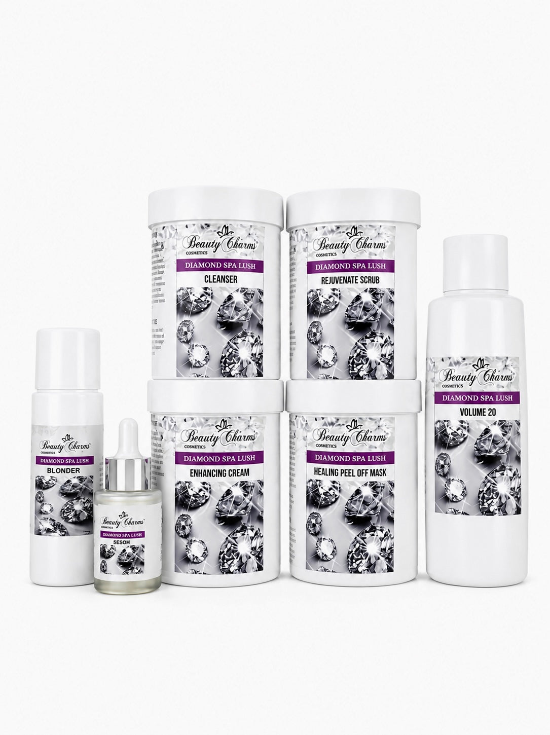Professioanl Diamond Spa Lush Facial Kit For All Skin Type