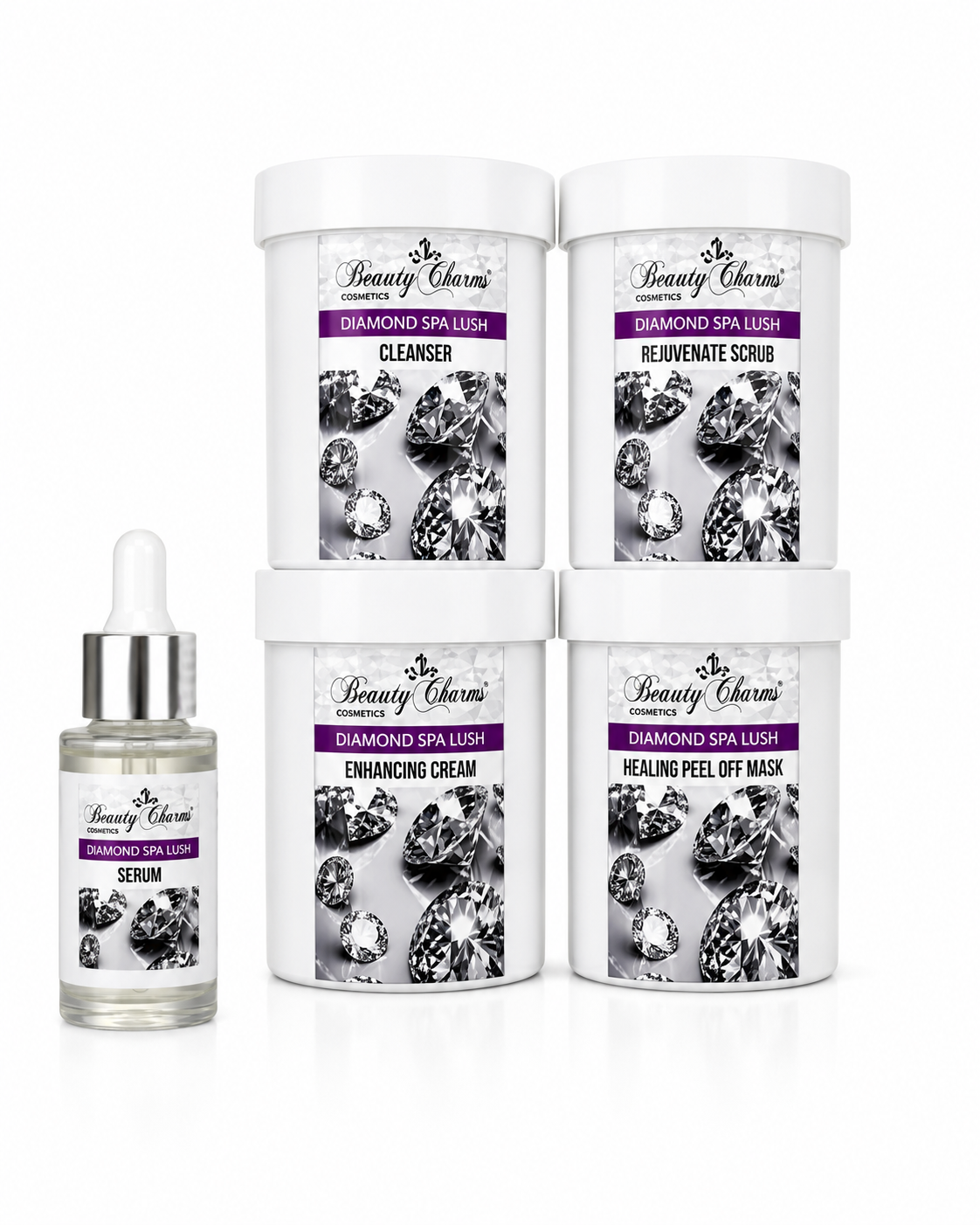 Professioanl Diamond Spa Lush Facial Kit For All Skin Type