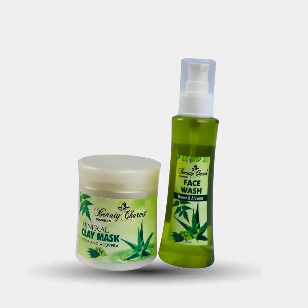Neem And Aloe Vera Face Wash And Mask
