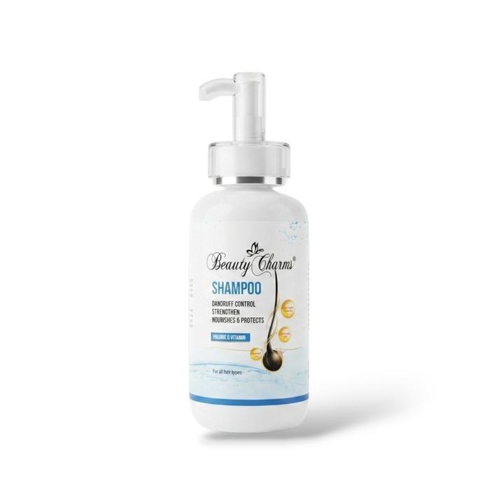 Beauty Charms Anti-Dandruff & Frizzy Hair Control Shampoo |Nourishes, Strengthens &
Protects |For All Hair Types