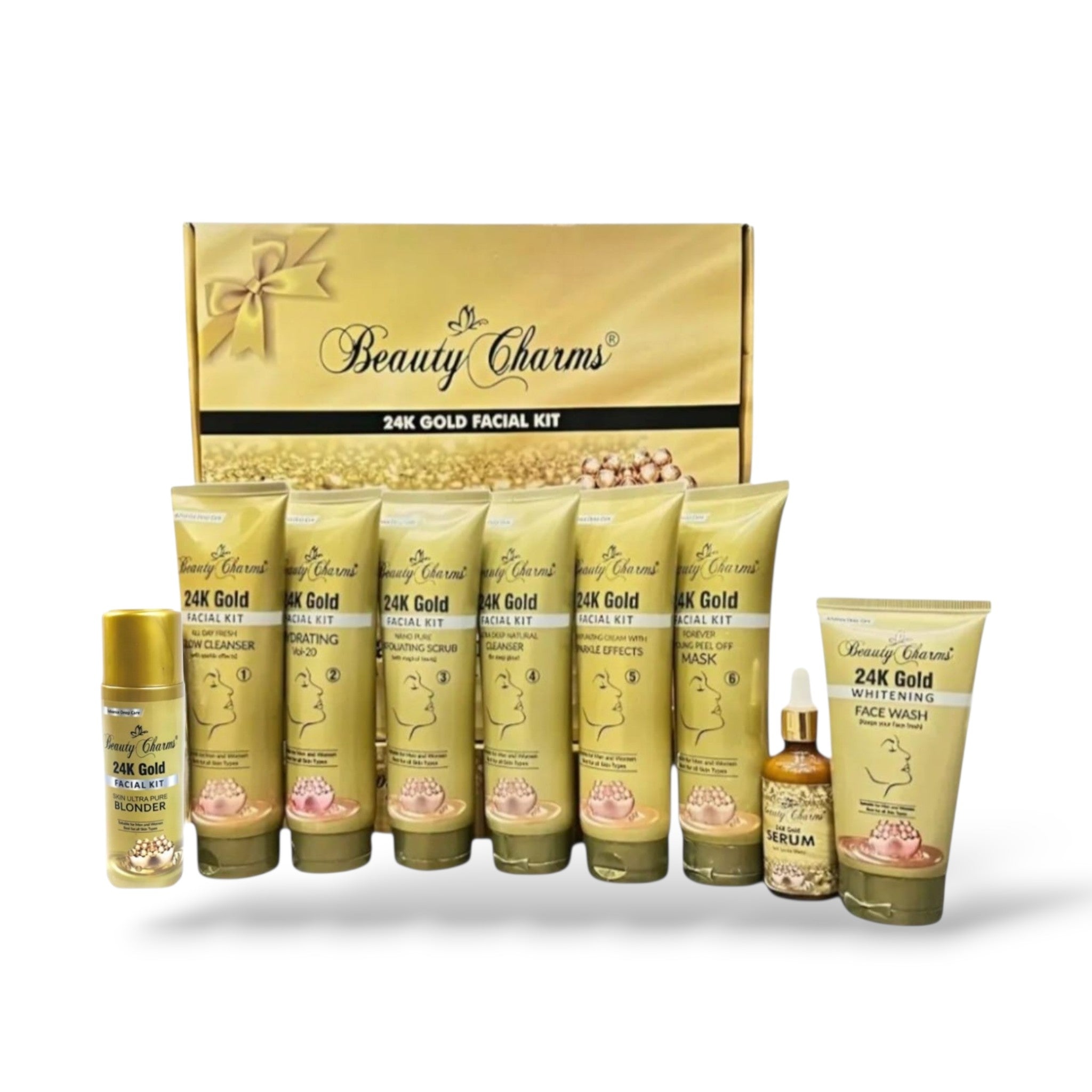 Professional 24K Gold Whitening Facial Kit